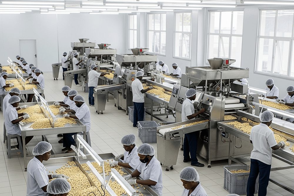 Meeting International Standards of exporting cashew nuts